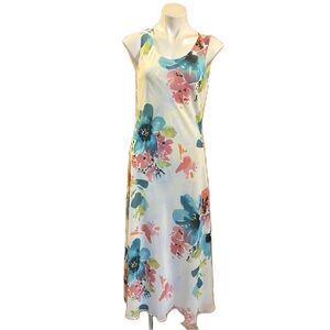 RIMINI floral chiffon reversible dress